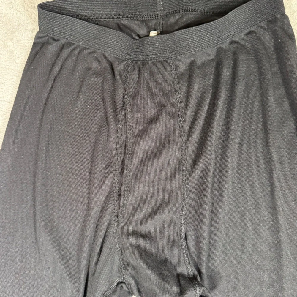 Patagonia Capilene Mens Large Black Thermal Base Layer Pants Made in USA